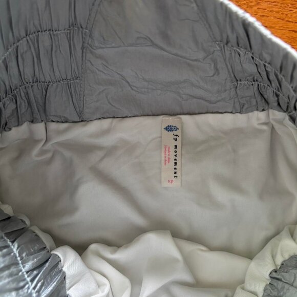 Free People The Way Home athletic shorts silver small gray High Rise Boxer Run - Picture 3 of 4